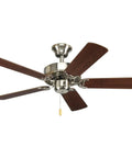 Dope 42 Inch Five Blade Ceiling Fan With Remote Control, energy efficient and quiet operation, antique bronze finish, reversible blades