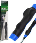 Right Handed Golf Grip Trainer For Proper Posture And Tempo Elevate Swing Consistency with blue ABS/TPR material