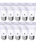 Eight Watt Equivalent PAR20 Outdoor LED Flood Light Bulbs Pack, 800 Lumens, Dimmable Waterproof E26 Base, 3000K Warm White
