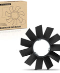 Heavy Duty Engine Radiator Cooling Fan Blade Compatible With BMW E46 E36 showing 11 blades with packaging.