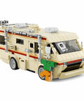 Breaking Bad RV Building Kit 477 Piece Dope Model Of Walter White Rolling Camper Van With Secret Lab Interior TV Show Collectible