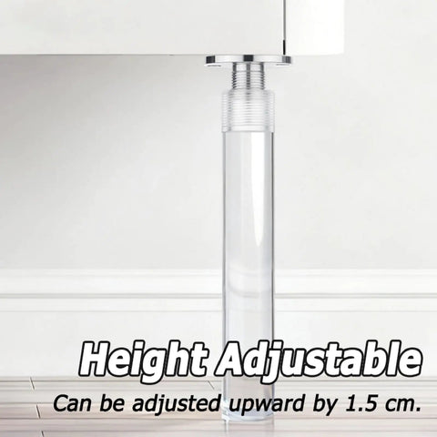 Adjustable Acrylic Furniture Legs Set For Cabinets Coffee Tables End Tables Beds Waterproof And Heavy Duty Load Bearing Replacement
