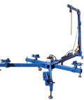 Car Frame Corrector And Straightener Puller, 10 Ton Hydraulic Frame Repair Tool For Auto Body Restoration, blue frame