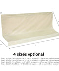 Heavy Duty Waterproof Swing Seat Cover For Patio Two To Three Seater Bench Cushions, 900D Oxford Fabric, Beige, Size Options