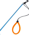Scuba Diving Stick 13 Inch Aluminum Alloy Pointer Rod With Measurement, Adjustable Lanyard And Swivel Snap Bolt For Underwater Shaker Noise Maker Snorkeling Blue