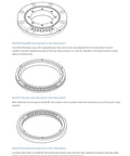 Illustration of RA10008 Cross Roller Bearing 100mm showing various types and features for CNC machines, focusing on precision and durability.