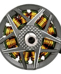 High Performance Brushless Drone Motor For FPV Racing Drones 1750KV 1950KV 2550KV Fits 4 To 6S Gray Finish Close-up View