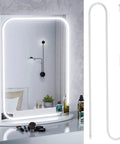 LED Vanity Light Strip for Mirror With 6000K Daylight White Glow, 6.56 Ft Dimmable Makeup Light, Stick On 24V Mirror Lights
