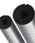 Pair of Insulated Foam Pipe Wrap For Air Conditioning Lines No Sweat Half Split Water Pipe Insulation With Aluminum Film Shield