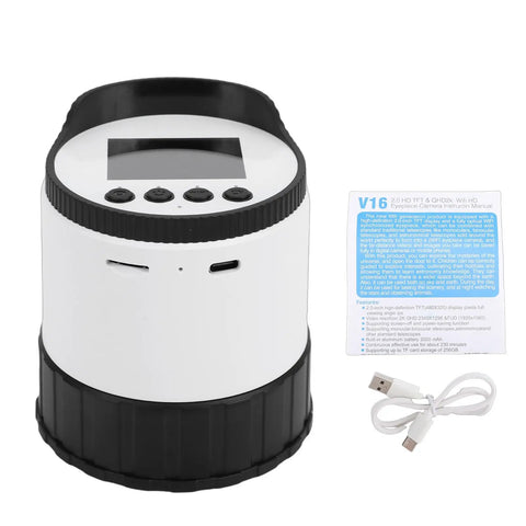 WiFi Telescope Camera Eyepiece 2K HD Video 4MP Sensor App Controlled Digital Eyepiece with accessories on display