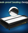 Engine Air Filter Pre Oiled For Acura TLX 2.4L L4 And Honda Accord 2.4L L4 with leak-proof sealing design