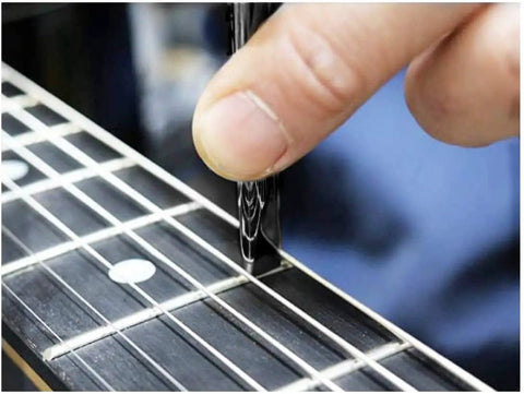 Pro Grade Fret Wire Setter Tool For Guitar Bass And Ukulele Durable Alloy Steel Anti Rust Precision Press In Loose Or Upturned Frets