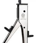 Pro Grade Nickel Plated Nibbling Tool For Cutting Square Holes In Copper And Aluminum Panels Up To 0.047 Inches Thick, side view