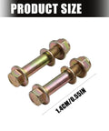Beefy Lower Shock Bolt Kit With Shoulder Bolts And Flanges For Front Lower Shock Mount Replacement Hardware Set Heavy Duty Suspension Upgrade Includes Two Shoulder Bolts And Two Flanges For Solid Reliable Mounting On Both Sides, M14x1.5 10.9 steel