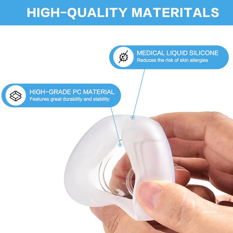 Two Pack Replacement Nasal Cushion For AirFit N20 Medium Compatible With Original AirFit N20 Frame And Elbow Soft And Durable CPAP