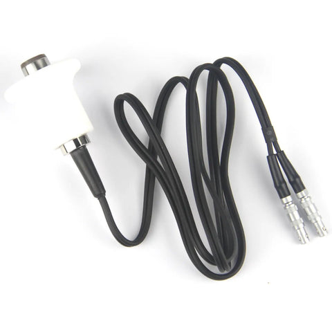 5MHz 12mm High Temperature Ultrasonic Probe Transducer For Thickness Gauge Meter Tester With Dual Lemo 00 Connectors 662F 350C Rated