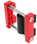 One Handed Electric Cable Threading Tool For Quick Office And Home Wiring Upgrades, Smooth Cable Movement, Single Hand Operation, Sturdy Plastic And Steel Wire Puller, Fits Junction Boxes And Sockets. Red plastic and steel wire puller