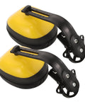 Heavy Duty Noise Canceling Ear Muffs With Hard Hat Mount for construction and factory use, yellow ear protection gear