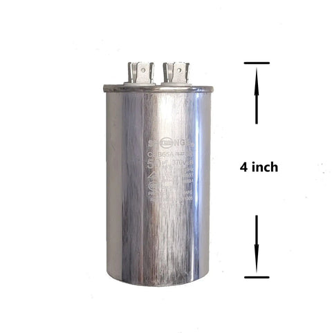 Top Shelf Round Motor Run Capacitor 50 Uf Mfd 370 Volt AC Direct Replacement For HVAC Units Runs Knockout Smooth And Handles Peak Temperatures Without Breaking A Sweat