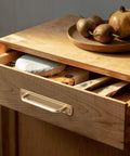 Champagne Bronze Cabinet Pulls With Bead Edge Backplates, 5 Inch Hole Centers, Solid Zinc Alloy Construction on wooden drawer