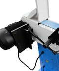Built Tough 3HP Industrial Tube Profile Belt Grinder And Sander With 4 By 78 Inch Belt 220V 3 Phase Motor side view of motor and belt system