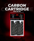 Replacement Carbon Cartridge 2 Pack for Venti VDA-02 03 04 Filtration Freshwater and Saltwater Aquariums packaging