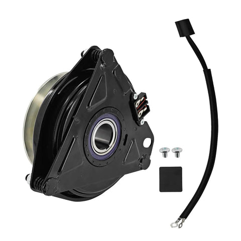 Top Shelf Electric PTO Clutch And 7 Pin 20A Switch Ace Replacement For Cub Cadet with sealed bearing motor and mounting hardware.