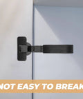 Soft Close Cabinet Door Hinges With Silent Buffer Self Closing Kitchen Cabinet Hardware Hidden Mounting Replacement Sturdy Hinges installed on cabinet
