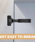 Soft Close Cabinet Hinges Concealed Doors Replacement With Damping Buffer for silent closing, attached to a cabinet door