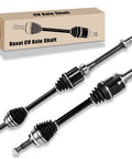 Front CV Axle Shaft Assembly For Toyota Camry 2012-2017 2.5L FWD Non Hybrid Excludes AWD 4WD And Manual Transmission Direct Fit Replacement Pre 2015 Build Beefed Up OEM Grade, 2 black CV axles