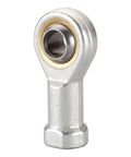 Rugged M16 Rod End Bearing With M16x1.5 Female Thread And 16mm Ball Bore For Quick No Fuss Install In Linkage Systems Built From Zinc Plated Carbon Steel With Copper Washer For Long Lasting Durability. Front view