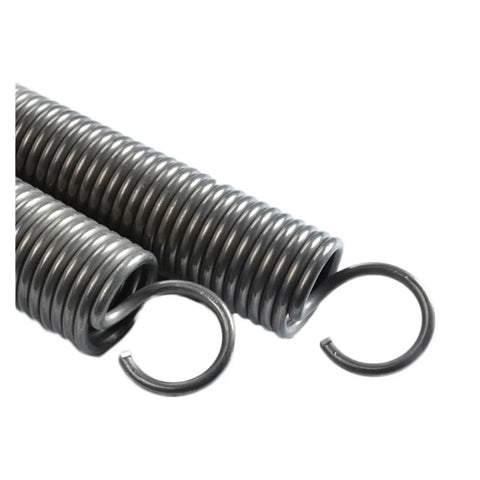 Heavy Duty Wire Tension Springs With 2mm Diameter And 11 To 500 Mm Lengths In Stainless Steel, showcasing durability and industrial design.