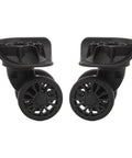 Luggage Wheel Replacement Set Of 2 Easy To Install Suitcase Caster Wheels For Repairing Worn Out Casters ABS Material