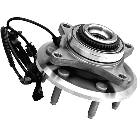 Front Wheel Bearing Hub Assembly 6 Lug 4WD For Ford F150 Expedition And Lincoln Navigator 2011 2014 With ABS detail view