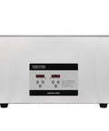 Pro Grade Heavy Duty Ultrasonic Cleaner With 30 Liter Heated Wash Tank And 600W Deep Soak Degreaser front view with digital controls.