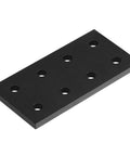 Six Flat Joining Plates For 1010 T Slot Aluminum Profiles Eight Hole Ten Series Straight Plates In Black Aluminum 6061