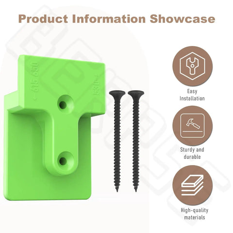 Leaf Blower Wall Mount Bracket With Screws Fits 530 CFM And 615 650 CFM Models Green Durable Mounting Solution