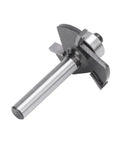 T Shaped Router Bit With One Quarter Inch Shank, Three Teeth Ball Bearing Slotting Cutter For Wood And Plywood