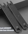 Two Pack N506977 Table Saw Wrench Spanner Set features heavy-duty design for easy blade swaps and reliable hardware removal.