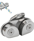 Beefy Cam Cleat For 5-15mm Rope, 316 Stainless Steel Boat Kayak Cleat With Fairlead Ring, Rugged Marine Rope Fastener