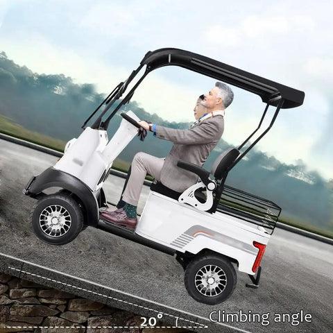Roll Smooth On This Solid Electric Mobility Scooter For Adults, fueling 800W motor, climbing a slope with comfort.