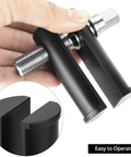 Person holding a Bearing Removal Tool And Neck Bearing Race Remover For Motorcycle Neck Bearings showing 1-1/8 to 2-5/8 inches fit