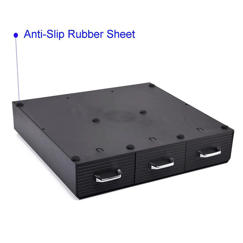 Space Saving Coffee Pod Storage Drawer With Three Easy Open Drawers Fits 36 K Cup Or 48 Nespresso Pods Black Countertop Organizer