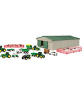 1 To 64 Scale Die Cast Farm Toy Playset With 70 Pieces Including Tractors Trucks Farm Animals Tools A Farm Shed And More For Kids 8 And Up Realistic