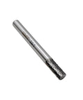 SA-1 Double Cut Cylindrical End Head Rotary Burr Set, 1/4 Inch Shank, 5/8 Inch Cutting Length, Tungsten Carbide