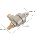 Quick Dump Valve for Tire Changer Machines with Bead Breaker Cylinder, Heavy Duty Pneumatic Flow Control Valve for Automotive Shop Equipment, Single Direction Air Cylinder System, Foot Pedal Compatible, Anti Backflow Exhaust Valve, 7.7cm x 4cm