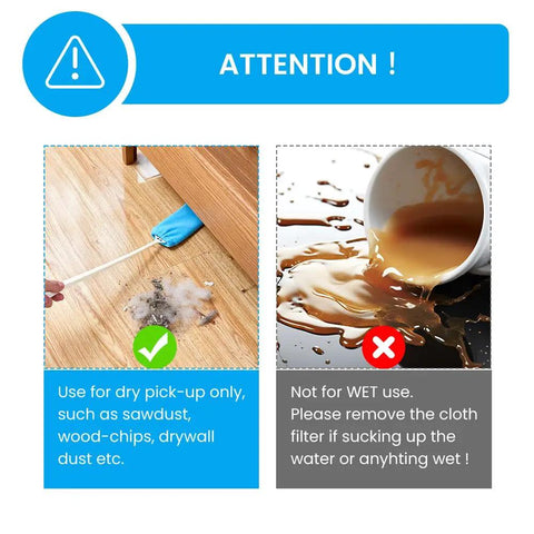Warning graphic for 12 Pack VRC2 Cloth Filter Replacement For 1.5 To 3.2 Gallon Wet Dry Vacuums Fits Armor All AA155 AA256 AA255