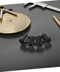 Heavy Duty Carbon Steel Barn Door Track Clamps Set 4 Pcs Spacers For Easy Installation Sliding Barn Door Hardware black clamps