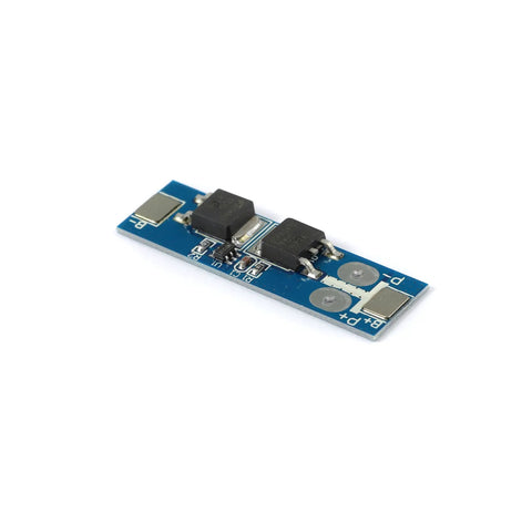 Hardcore Five Pack 1S Bms Battery Protection Board For 3.2V Lifepo4 Cells, blue circuit board with electronic components.