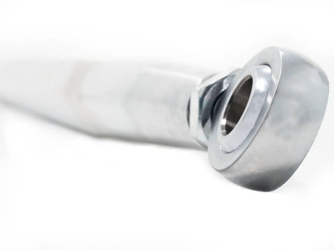 Beefed Up Billet Aluminum Rear Radius Arms For Polaris RZR XP 1000 And XP 4 1000 Models, 1-1/4 Inch 7075 Solid Aluminum Bar Upgrade Over OEM 3/4 Inch, Heavy Duty Strength, Precise Fit, Not Compatible With Polaris Rear Bumpers. silver billet aluminum rear radius arm end